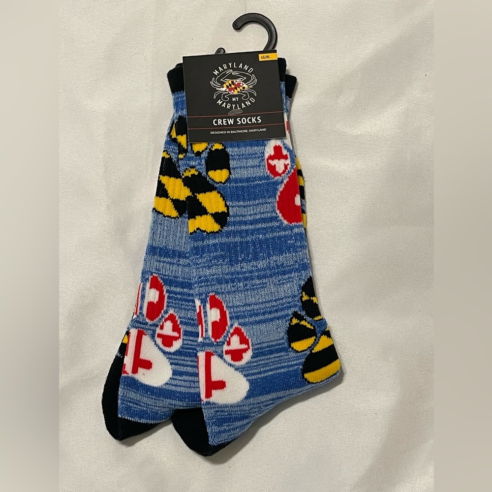 Maryland Terrapins crew socks